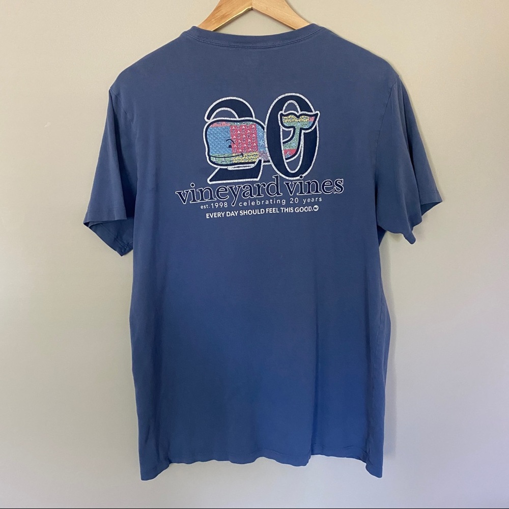 Vineyard Vines 20th Anniversary S/S Tee Blue M